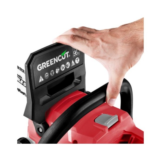 Greencut Motosierra Eléctrica GS560L 16´´ 56V Sin Bateria Rojo