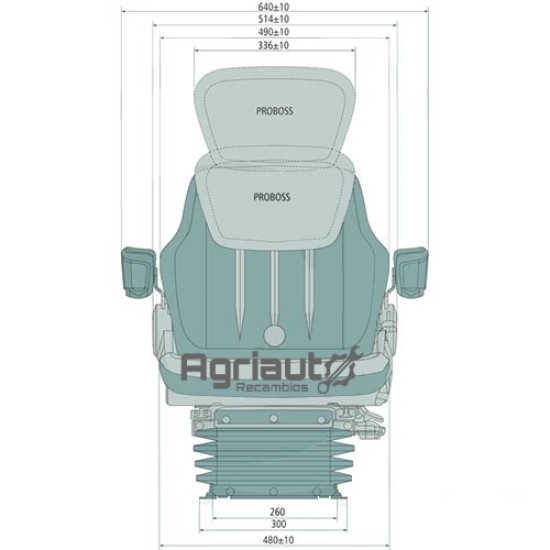 Asiento PROBOSS AS2480